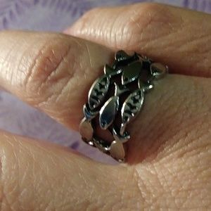 Sterling Silver fish ring